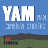 Yam-made Cumbrian Stickers