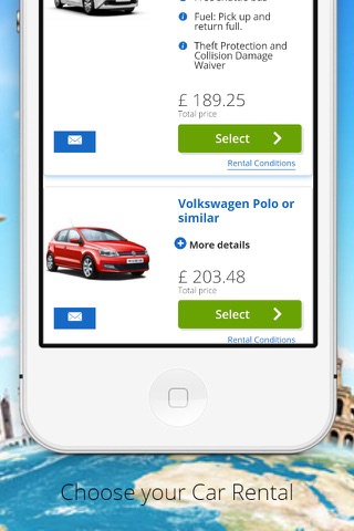 Car Rentals App - náhled