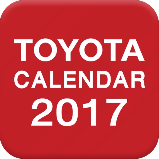 TOYOTA CALENDAR 2017