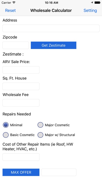 Wholesale Calculator