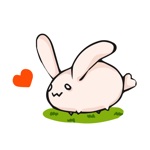 尾ハートうさぎ