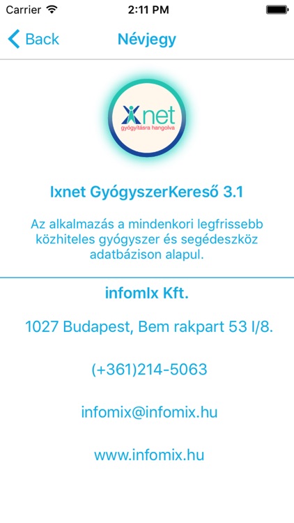 Ixnet GyógyszerKereső screenshot-4