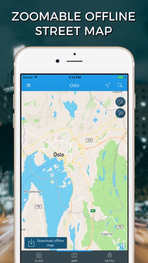 Oslo Travel Guide with Offline Street Map(圖4)-速報App