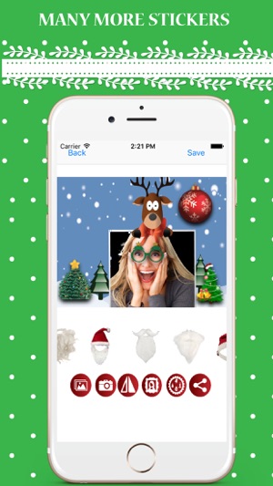 Christmas Photo Frames - Santa Stickers(圖2)-速報App