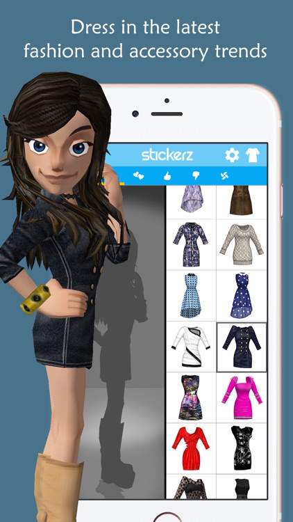 Meez Stickerz: Create 3D Animated Avatar Stickers