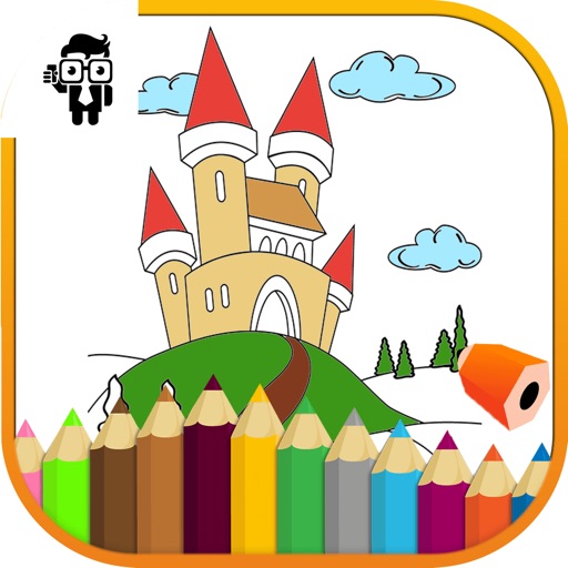 Castle Kids Coloring Book icon