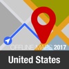 United States Offline Map and Travel Trip Guide