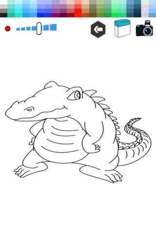 Coloring For Kid Alligator Game screenshot 2