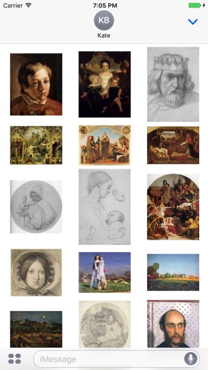 Ford Madox Brown Artworks Stickers