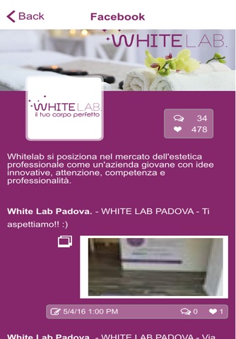 Whitelab Padova screenshot 3