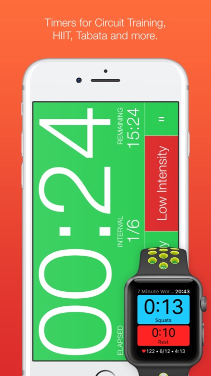 Seconds - Interval Timer for HIIT, Tabata Training