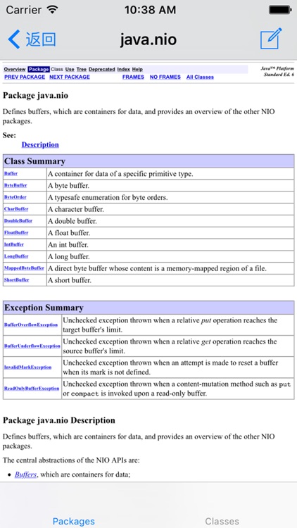 JDoc-Java SE 6 API