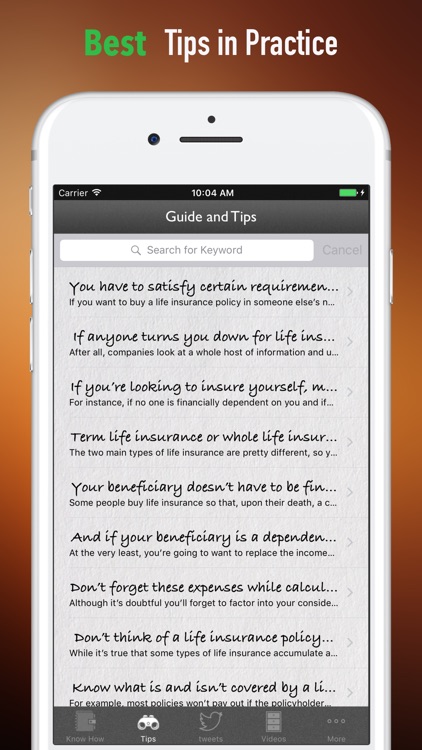 Life Insurance 101-Senior Citizens and Health Tips screenshot-3