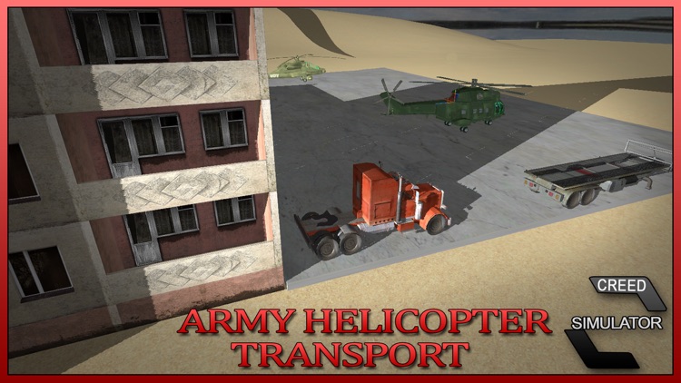 Army Helicopter Transport - Real Truck Simulator