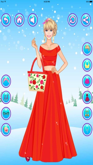 Winter Girls Dress up ,Makeup, Makeover