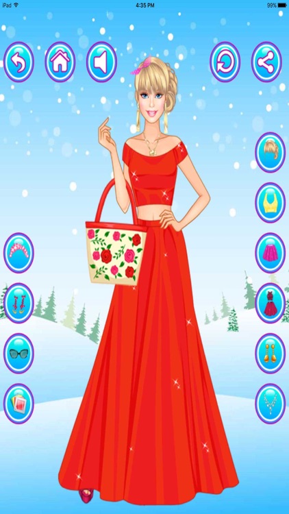 Winter Girls Dress up ,Makeup, Makeover