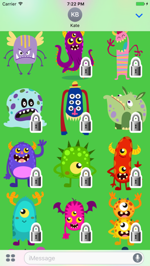 Monsters Sticker Pack(圖3)-速報App