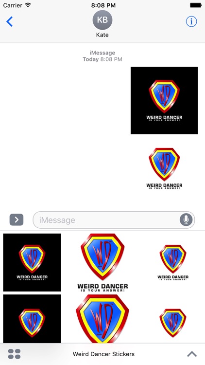 Weird Dancer Stickers