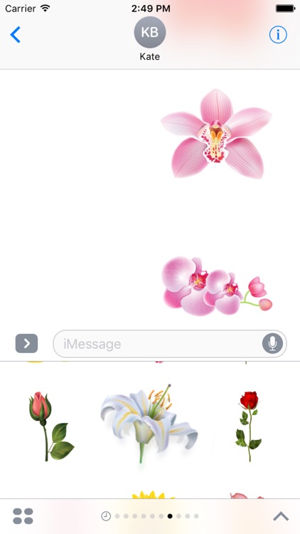 Flowers Pack HD Stickers for iMessage