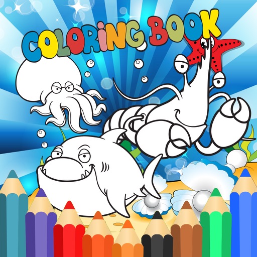 Fish Coloring Books For Kids - Sea Animal Version icon