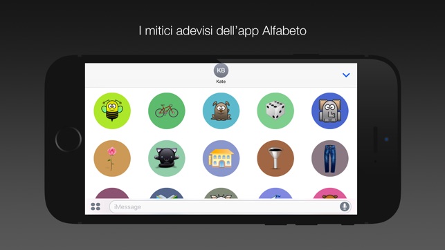 Adesivi dell'app Alfabeto