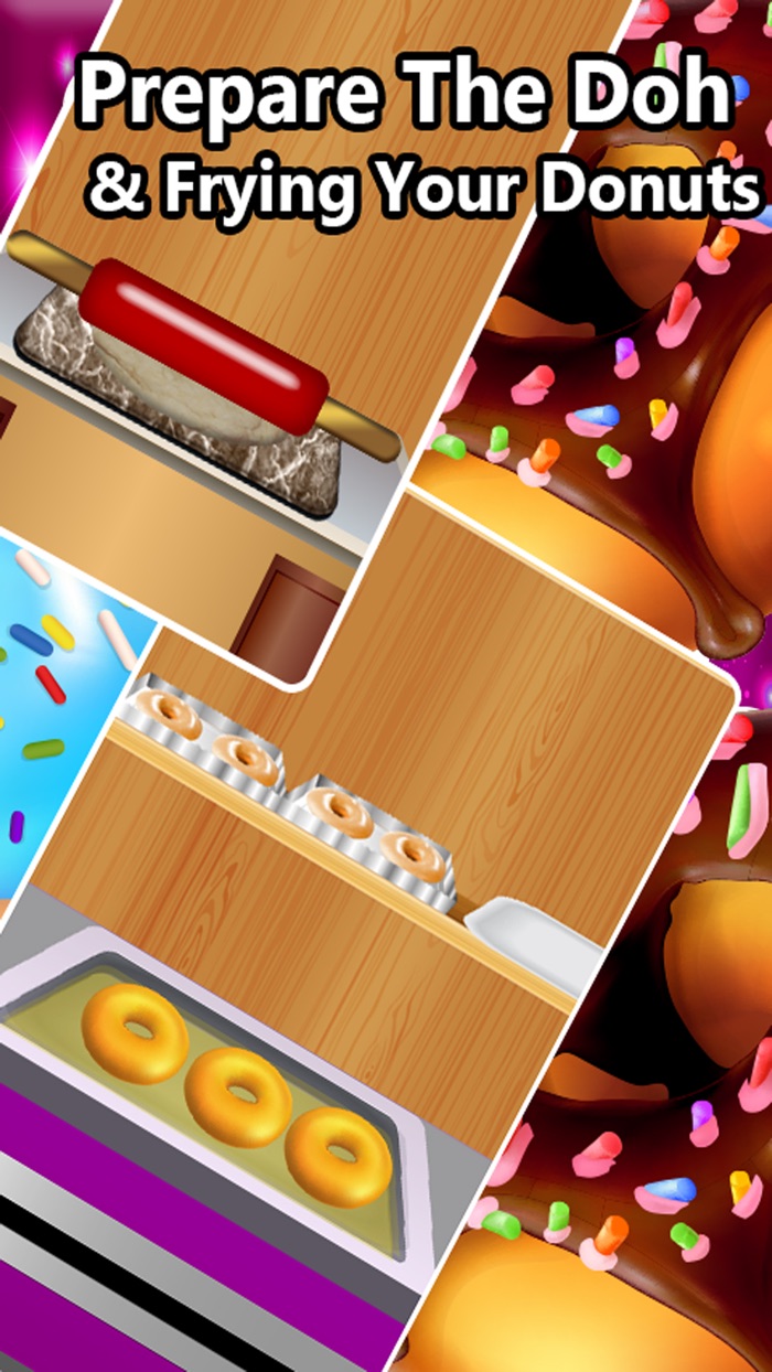 Yummy Donut Maker Kids Game Bakery Shop