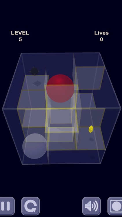 Red ball & Glass maze screenshot-3