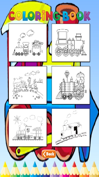 Train Coloring Book - Activities for Kid screenshot-4