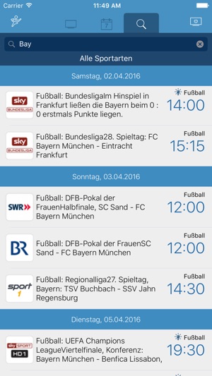 Sport im TV - Live TV Programm(圖5)-速報App