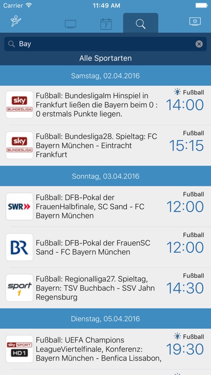 Sport im TV - Live TV Programm screenshot-4