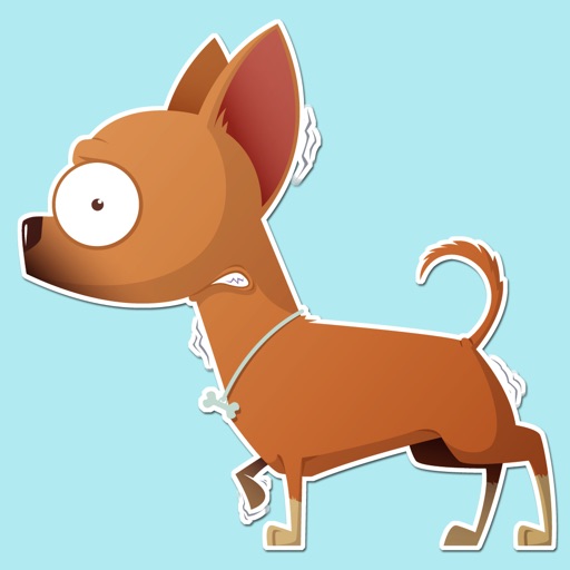 Funny Cartoon Dog Sticker Pack icon
