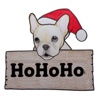 Christmas Of Cute French Bulldog Stickers