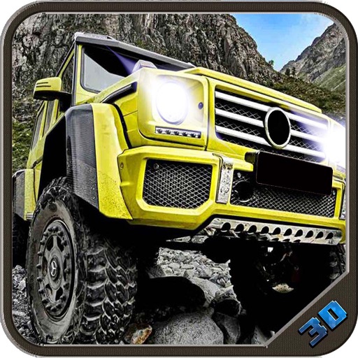 4x4 dangerous offroad jeep: hyper car crashing icon