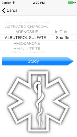 EMS Flashcards - Paramedic Drug List