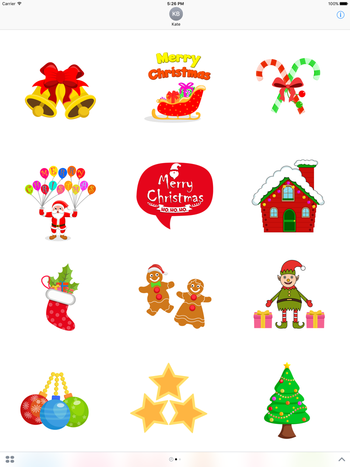 Christmas Celebration Stickers Pack