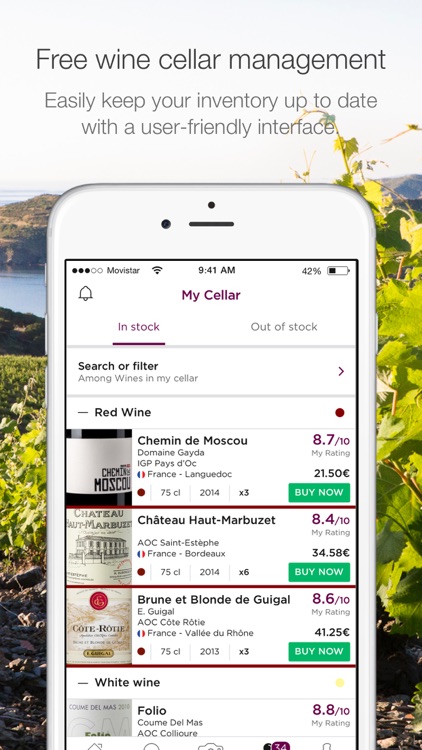 The n°1 Wine App - Wine Advisor