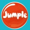 Jumple is a game of passing a ball through the same colored rings