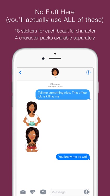 Telle-Eva: Chic stickers for women & girl talk screenshot-4