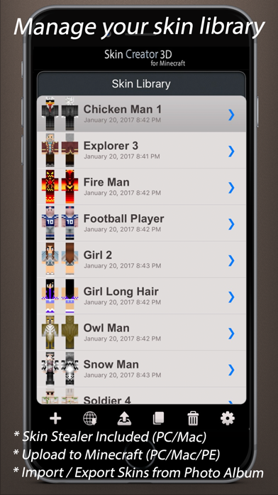 Skin Creator 3d For Minecraft By Eighth Day Software L L C Ios United States Searchman App Data Information - hex codes of roblox skin tones art design support roblox developer forum