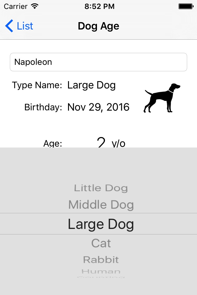 Dog Age Manager screenshot 4