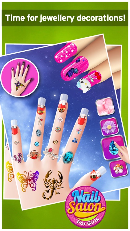 Nail Salon For Girls - Princess Nail Art And Color