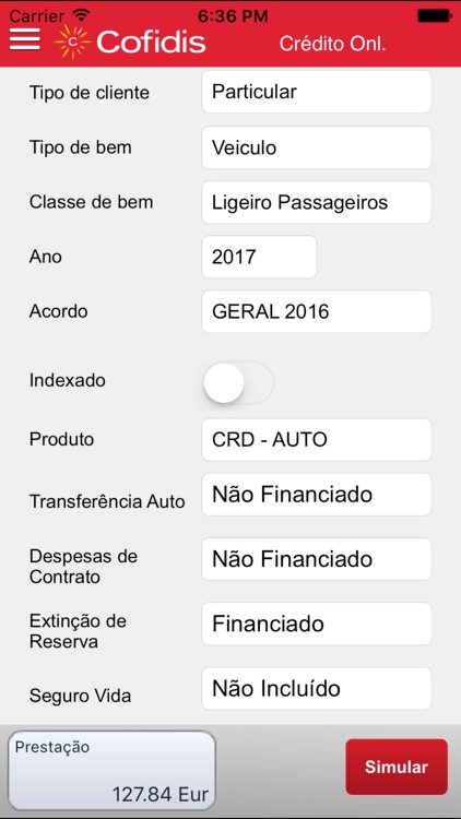 Cofidis Simulador screenshot-4