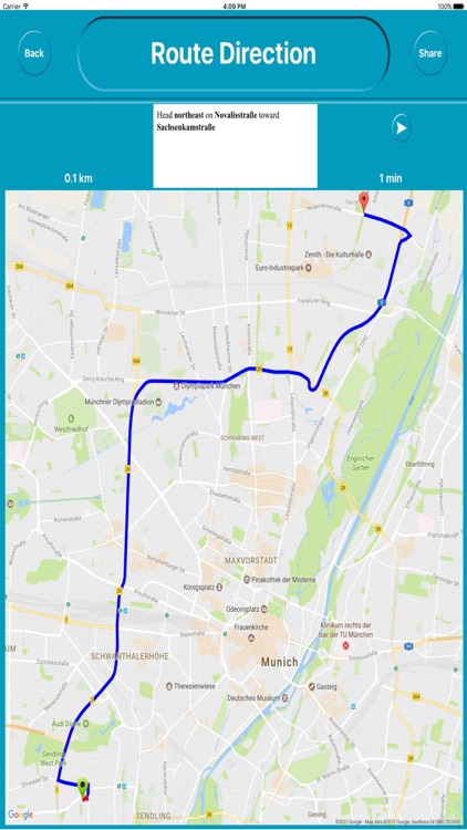 Munich Germany City Offline Map Navigation EGATE screenshot-4