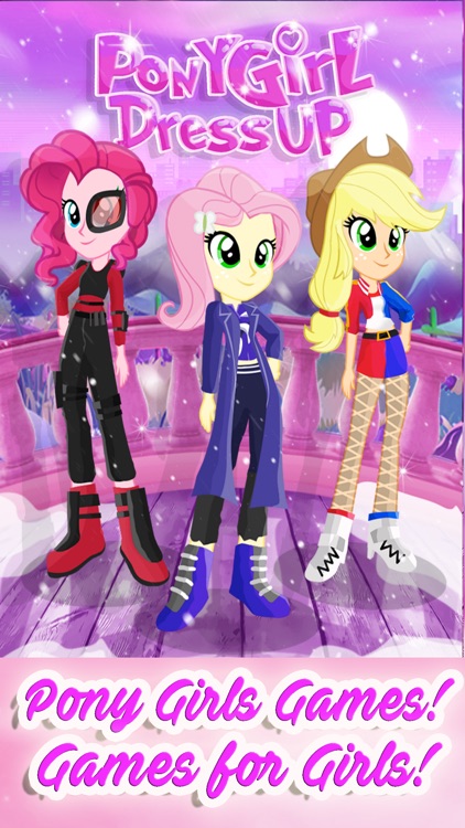 Pony Girl Characters Dress-Up Games