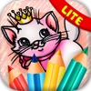 Paint Color on Cats & Kittens Cartoon Picture Book