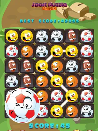 スクリーンショット 1 Sport Ball Puzzle Match 3 for Teens iphone