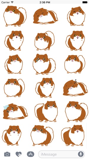 Pom Pom Pomeranian Stickers(圖1)-速報App