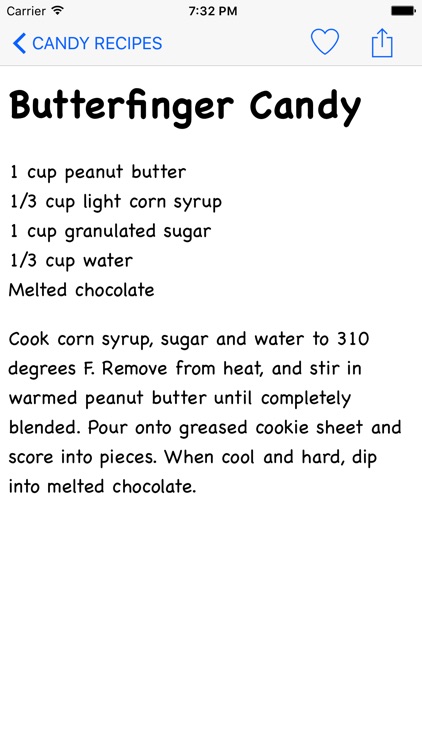 Candies Recipe