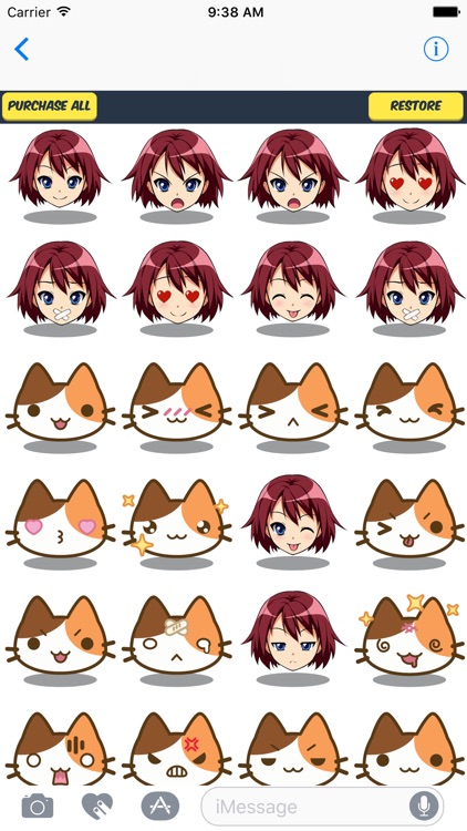 Anime Girl Stickers - 80+ Anime Girl Emoji