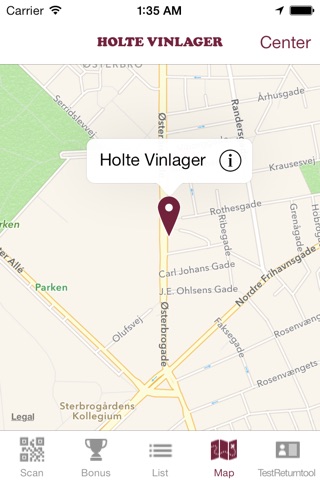 Holte Vinlager screenshot 3